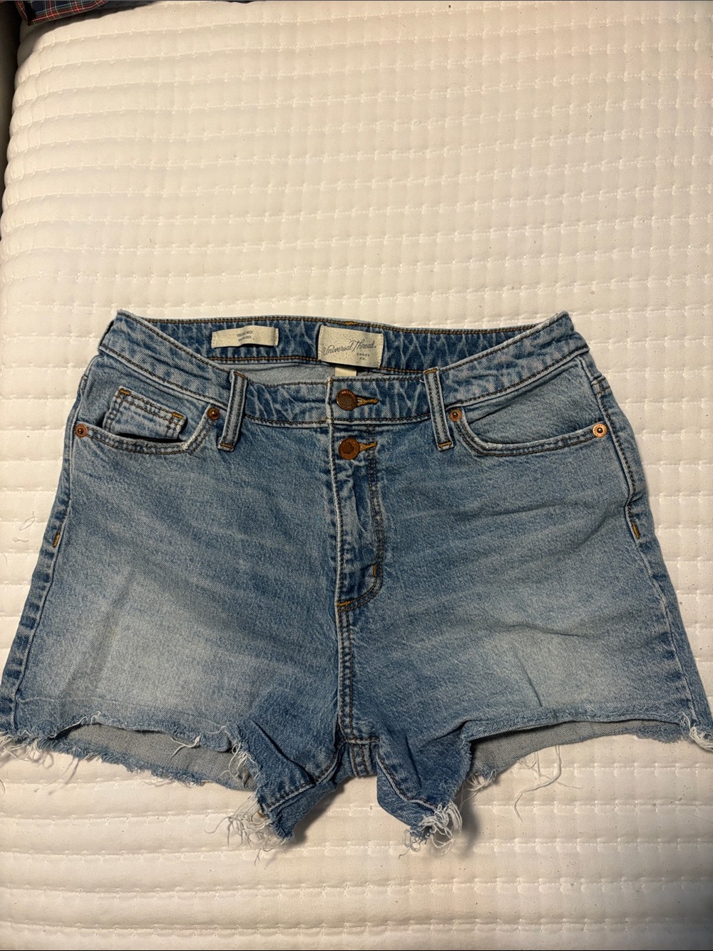 Universal Thread Vintage Midi Light Blue Denim Shorts
